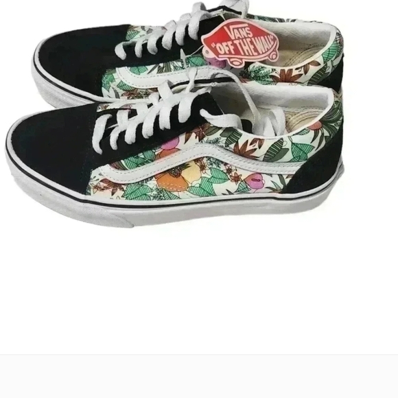 Vans Black and Multicolor Graphic Sneakers - Picture 1 of 5